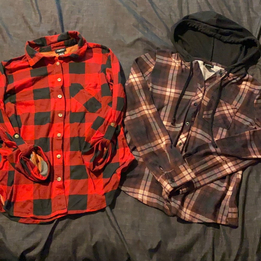 Two flannels !
